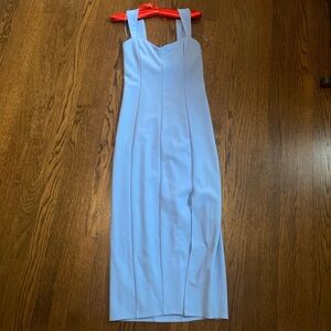 Abercrombie and Fitch Elegant Blue Wide corset midi dress